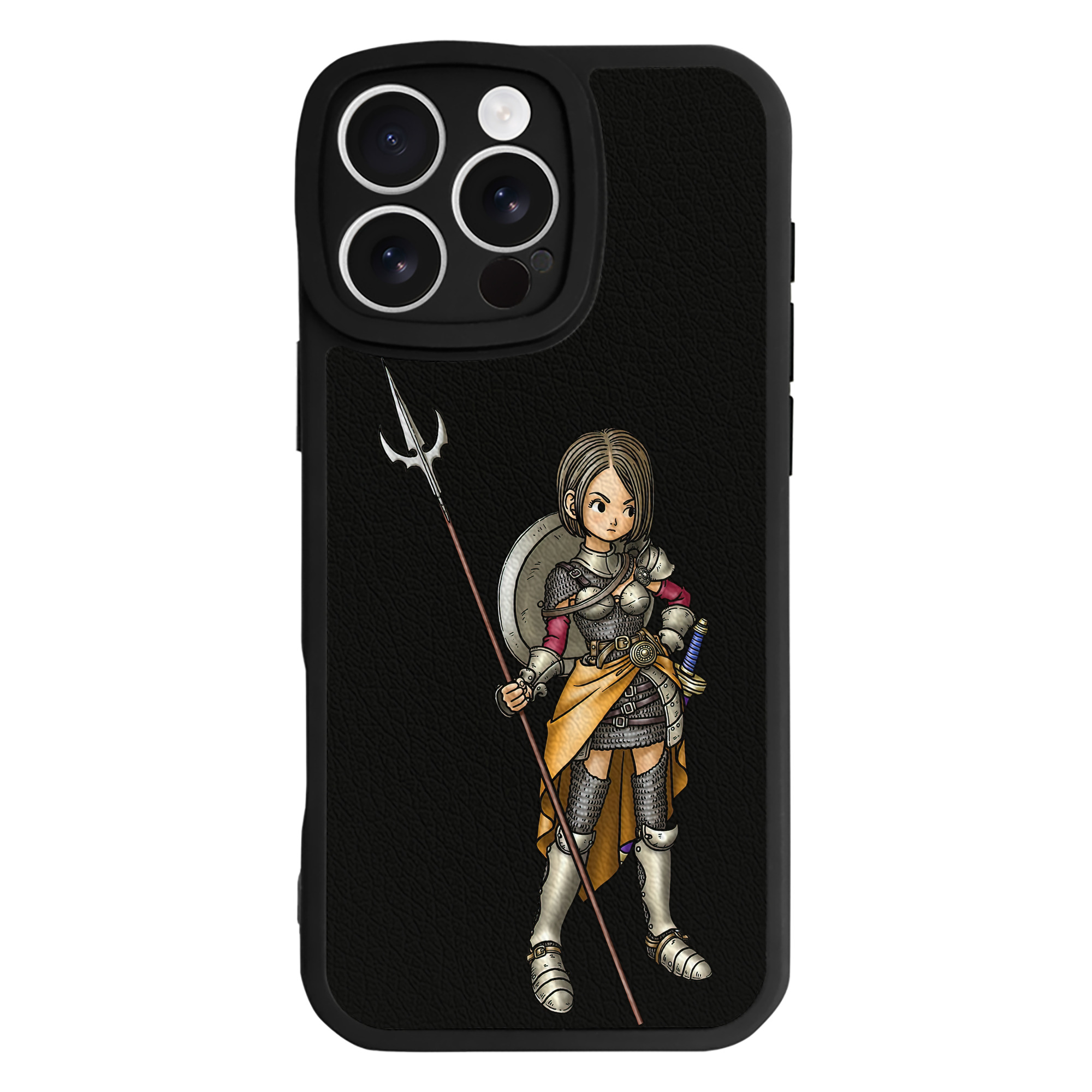 （画像用） ドラゴンクエスト Doragon Kuesuto Dragon Quest 【iPhone 16シリーズ対応】シリコンスマホケース（レザー調） 材質：シリコン
